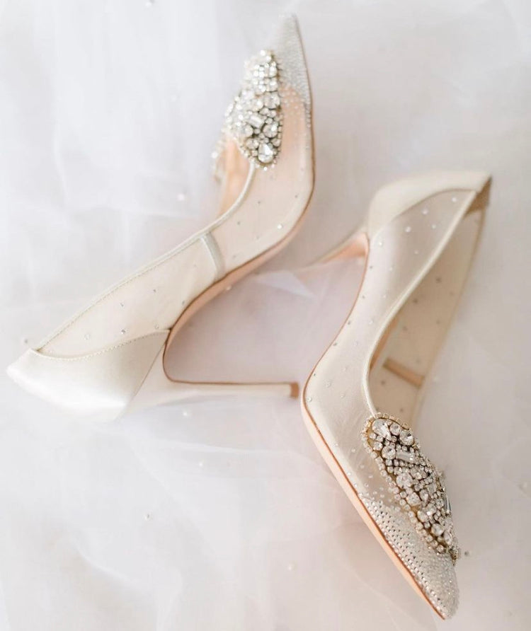 Strap Jewel Badgley Mischka Upton Embellished Pump Badgley Mischka