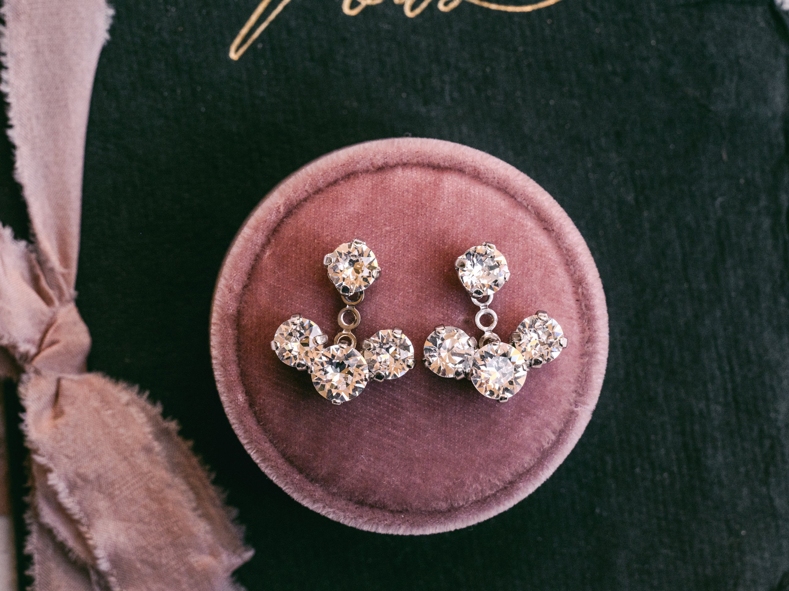 Nicole - Silver Swarovski Crystal Bridal Jacket Drop Earrings