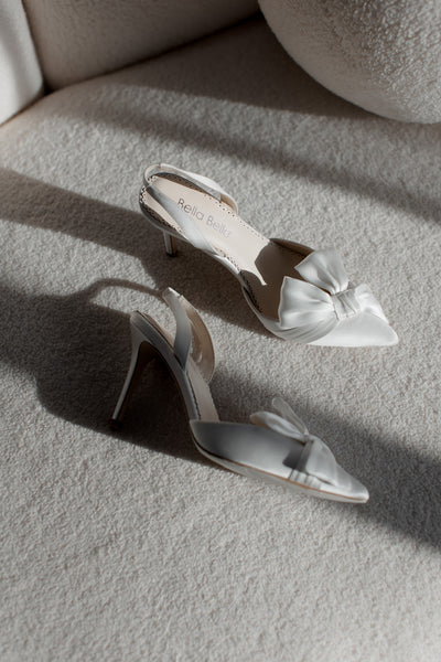 Bella Belle - Reese - Pointed Toe Heels | The White Collection