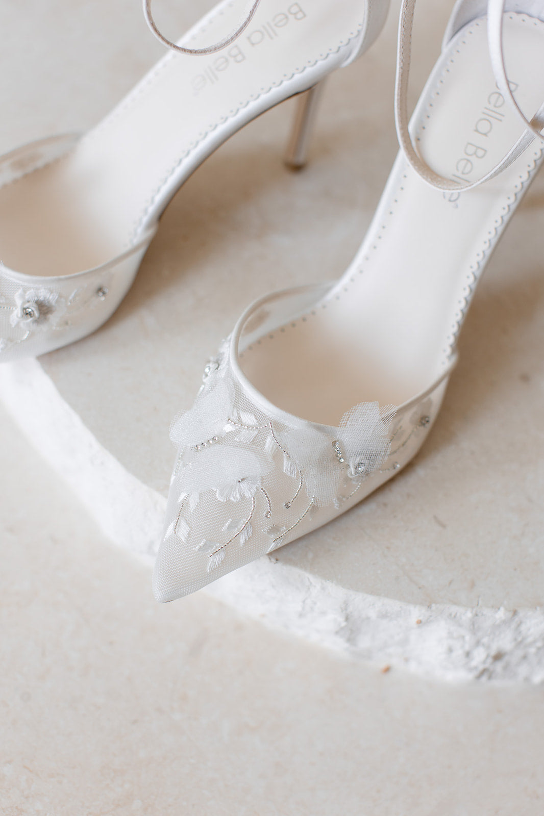 Eve - Ivory Butterfly Heels