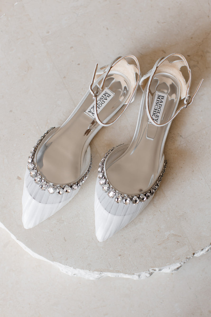 Designer Flat Wedding Shoes | Designer Bridal Flats Perfect for Dancing ...