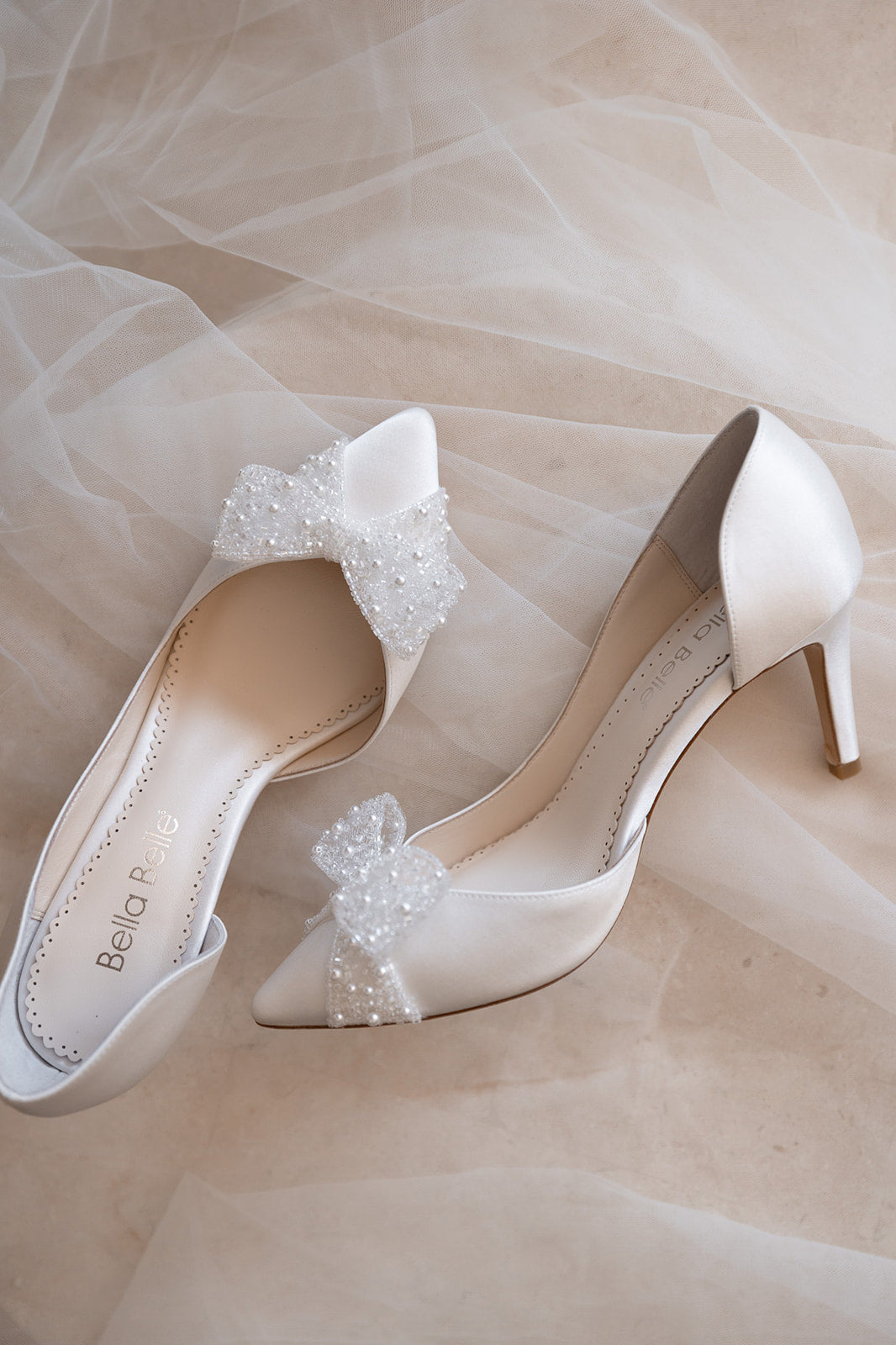 Dorothy - D'Orsay Wedding Bow Pump Shoes
