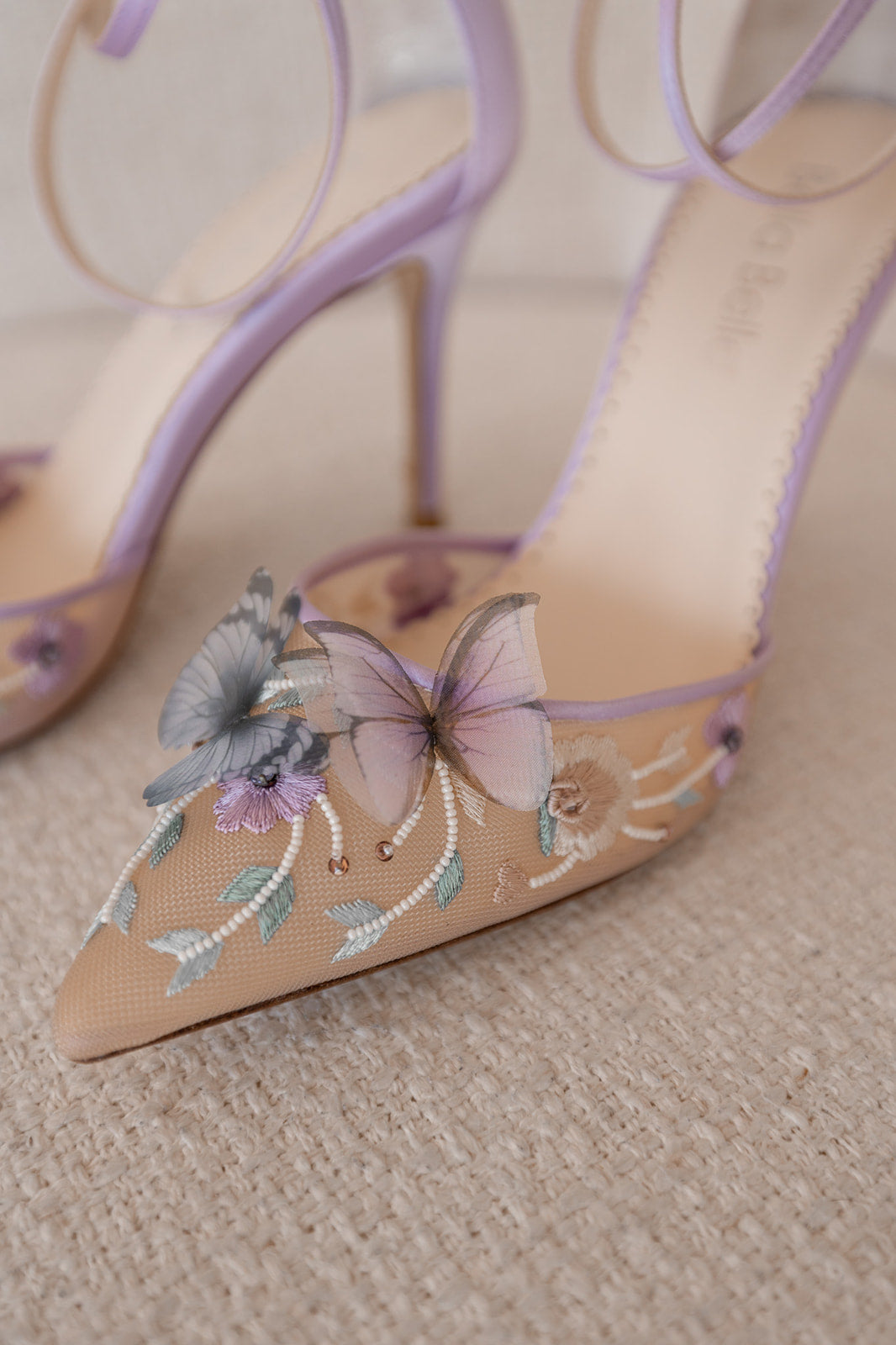 Eve - Lavender Butterfly Heel