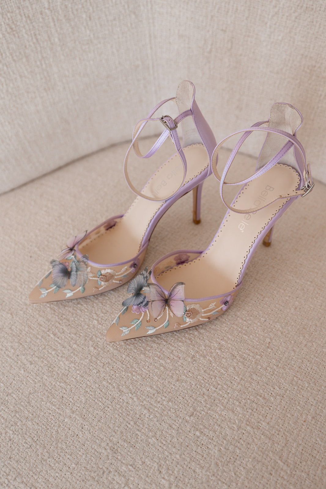 Eve - Lavender Butterfly Heel