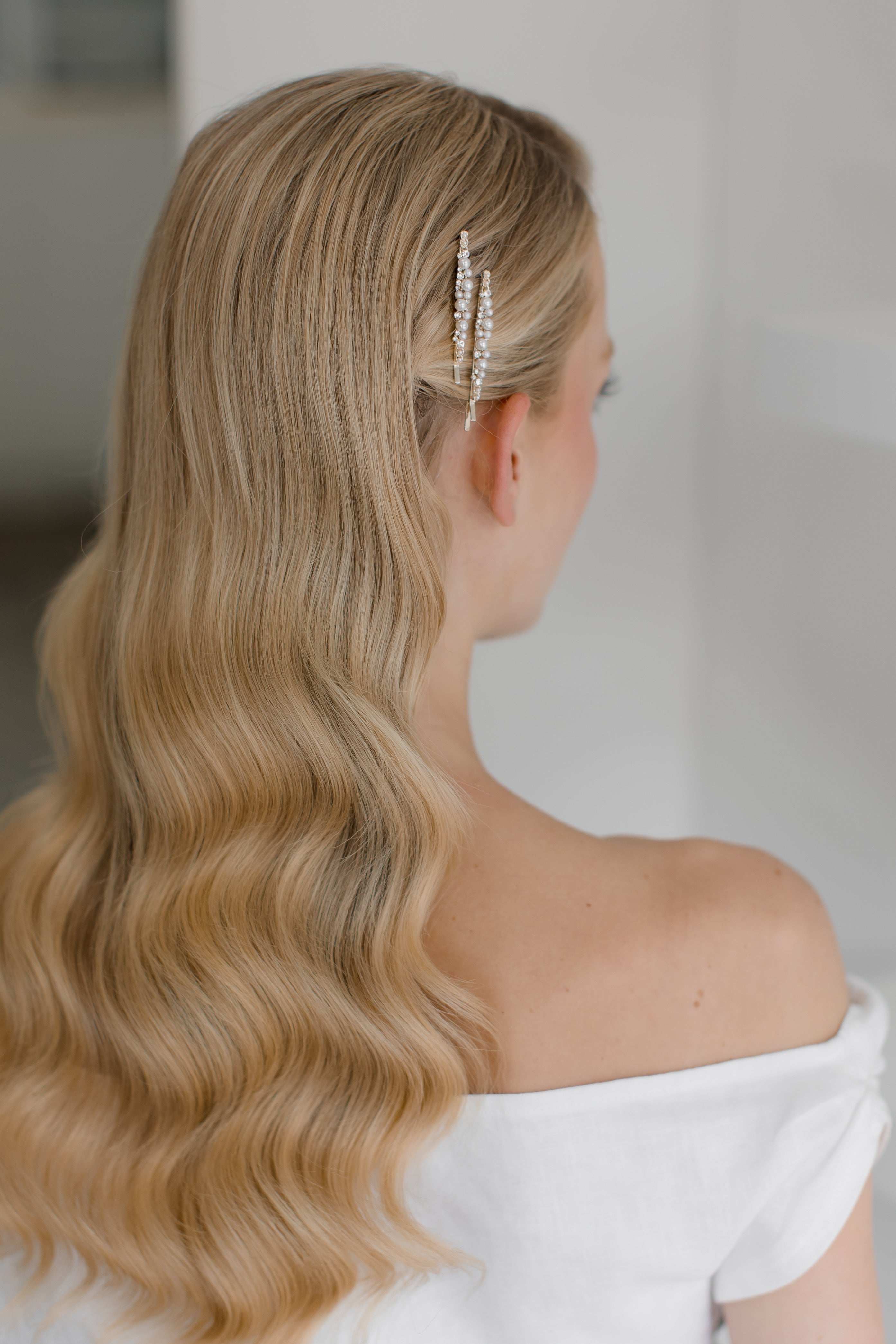 Aliya - Pearl and Crystal Bridal Hair Pins