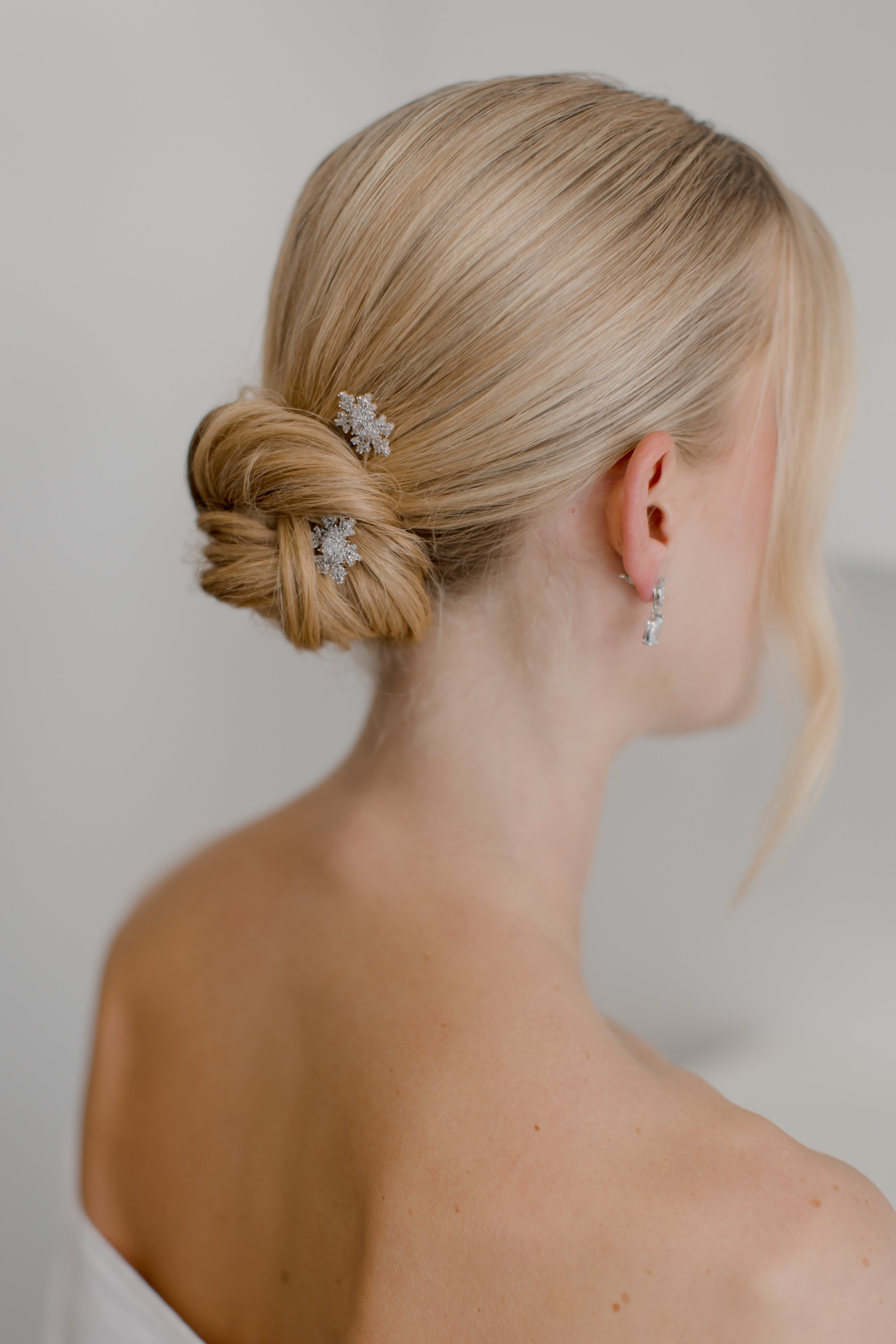 Stardust Crystal Bridal Hair Pin Duo