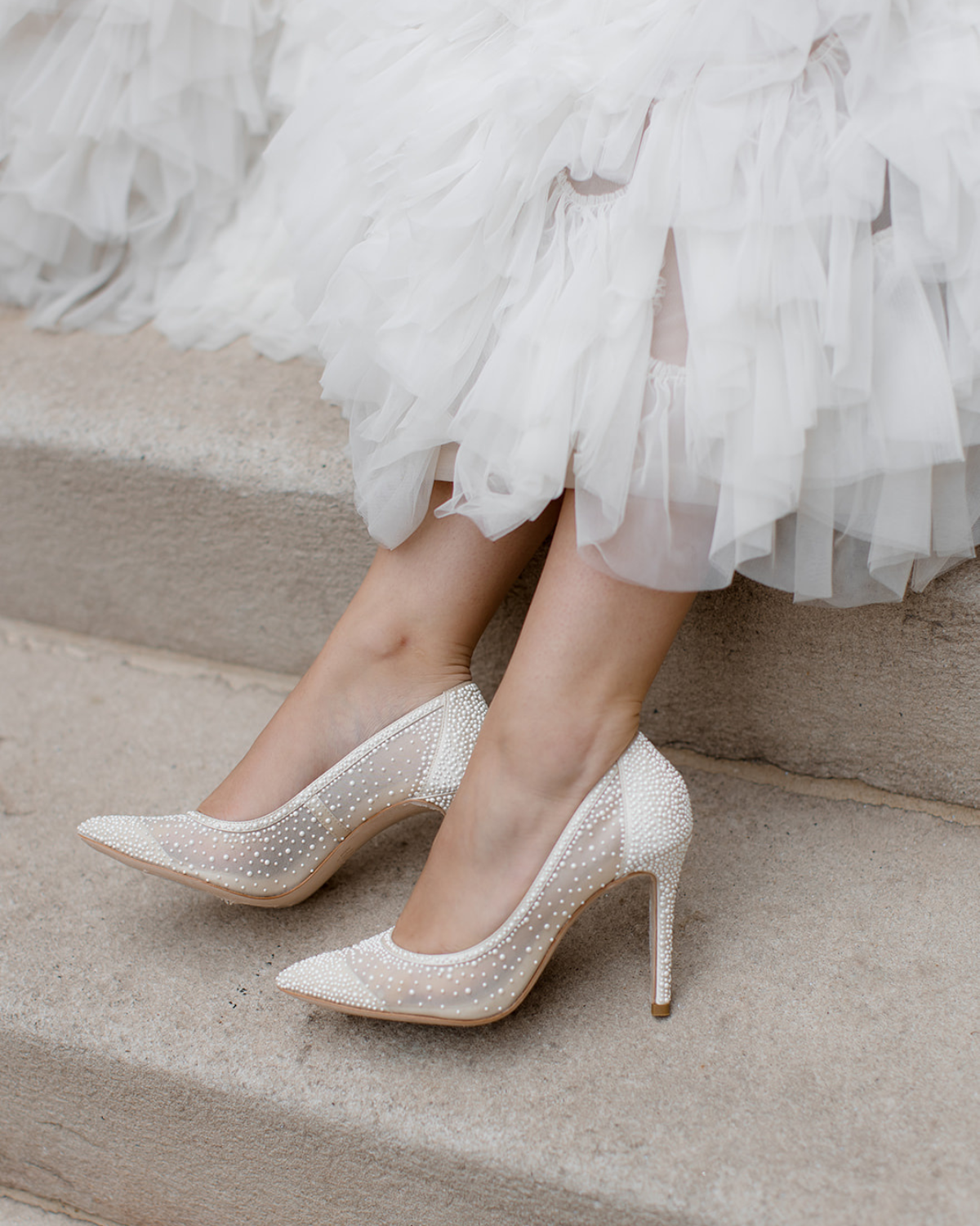 Ivory pump best sale heels