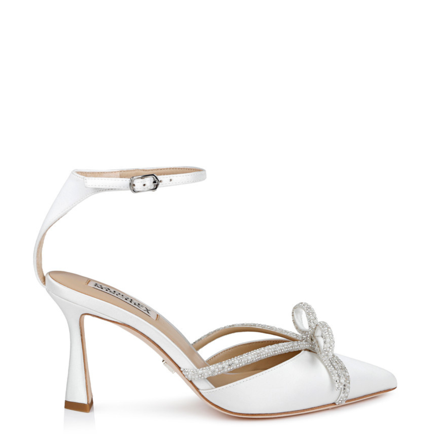 Badgley mischka bridal heels discount