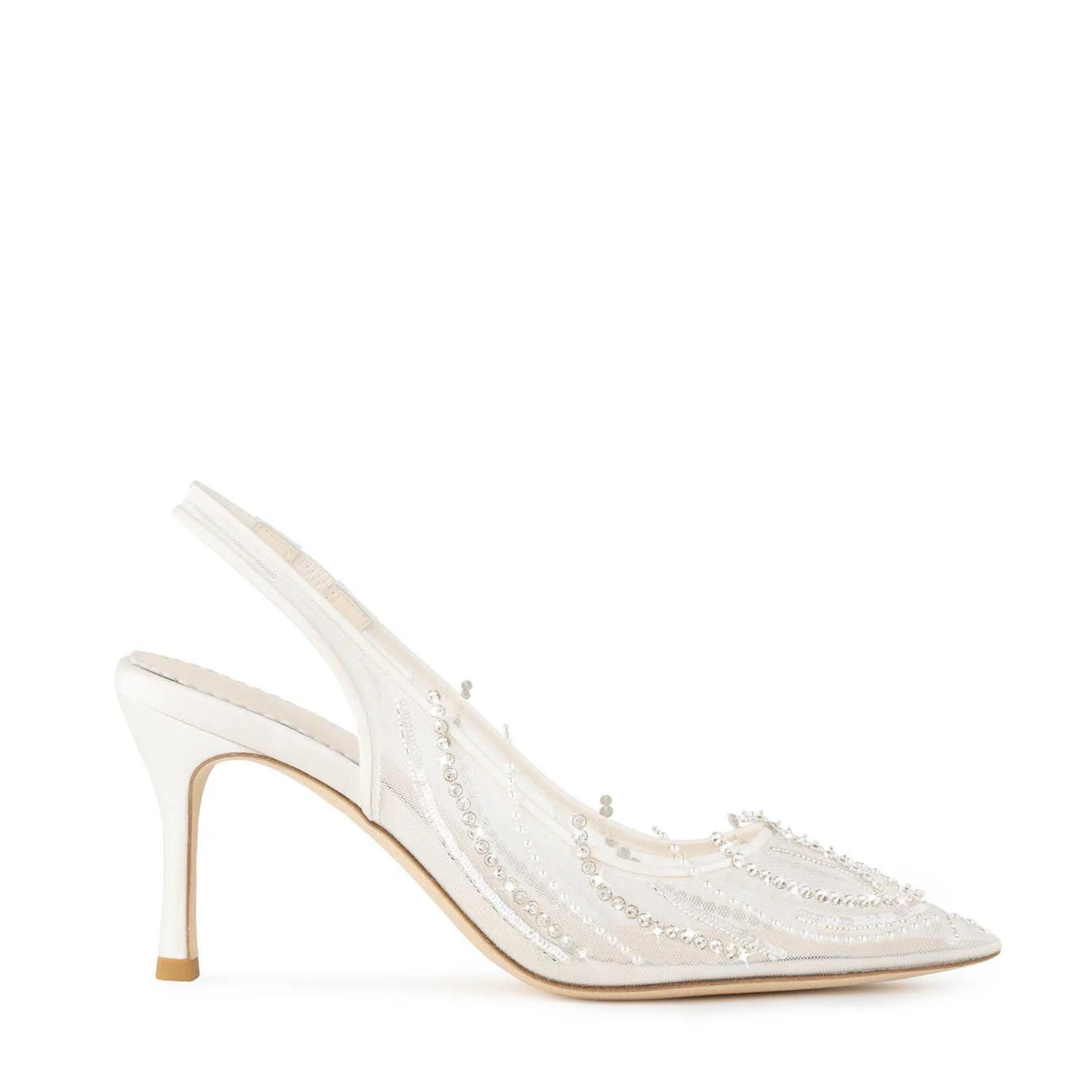 Ivory lace heels online