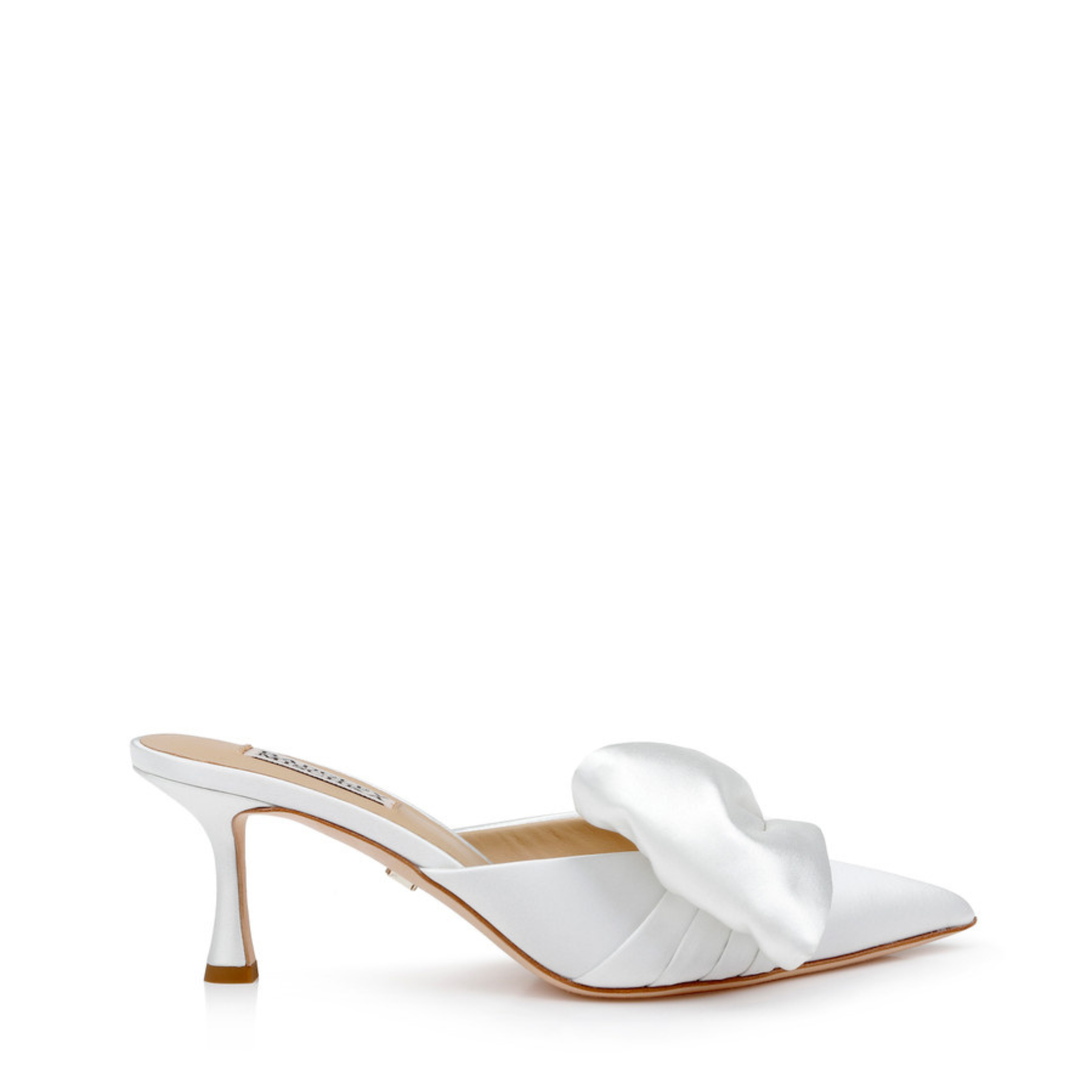 Satin mule shoes shop
