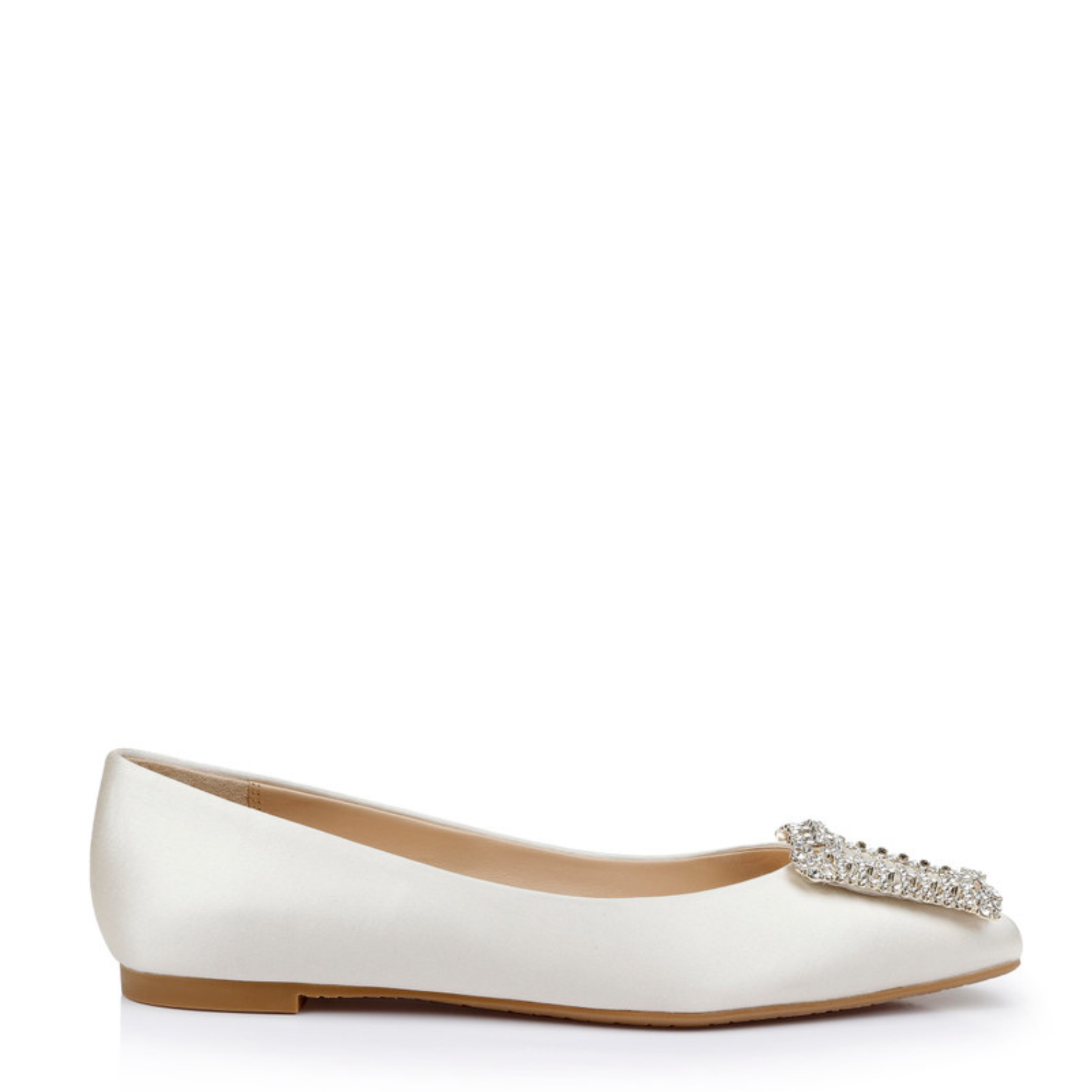 Badgley mischka flat bridal shoes sales