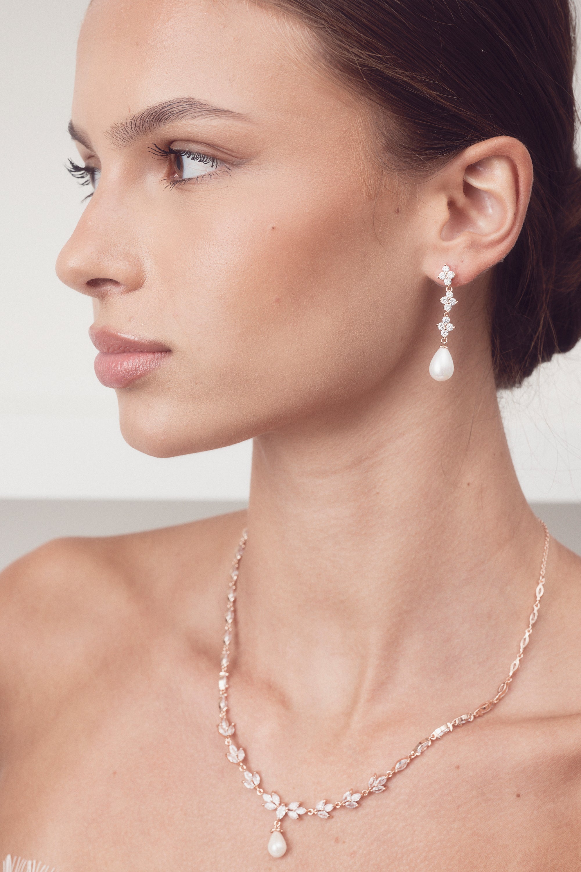 Vera - Statement Pearl Drop Bridal Earrings