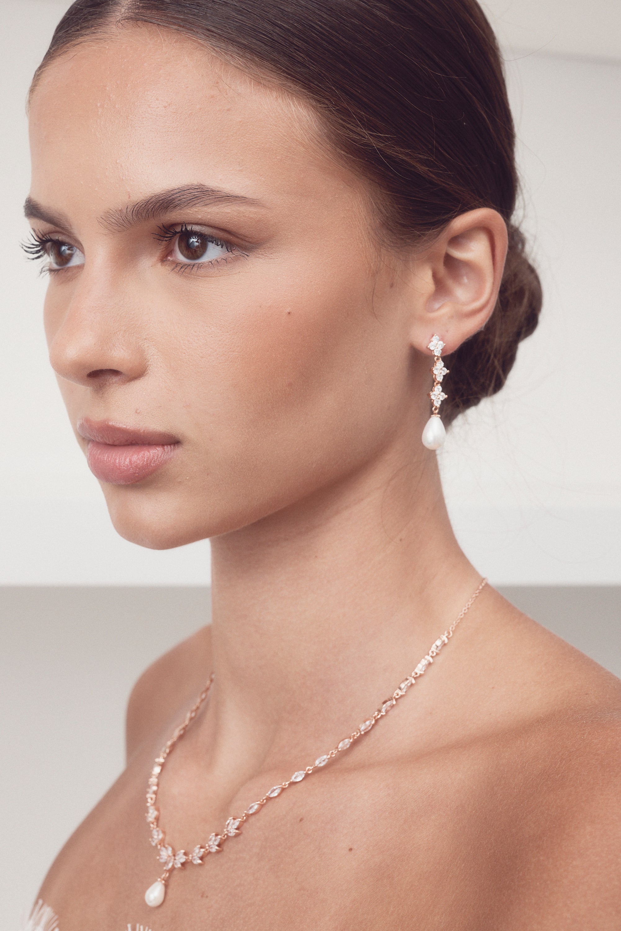 Vera - Statement Pearl Drop Bridal Earrings