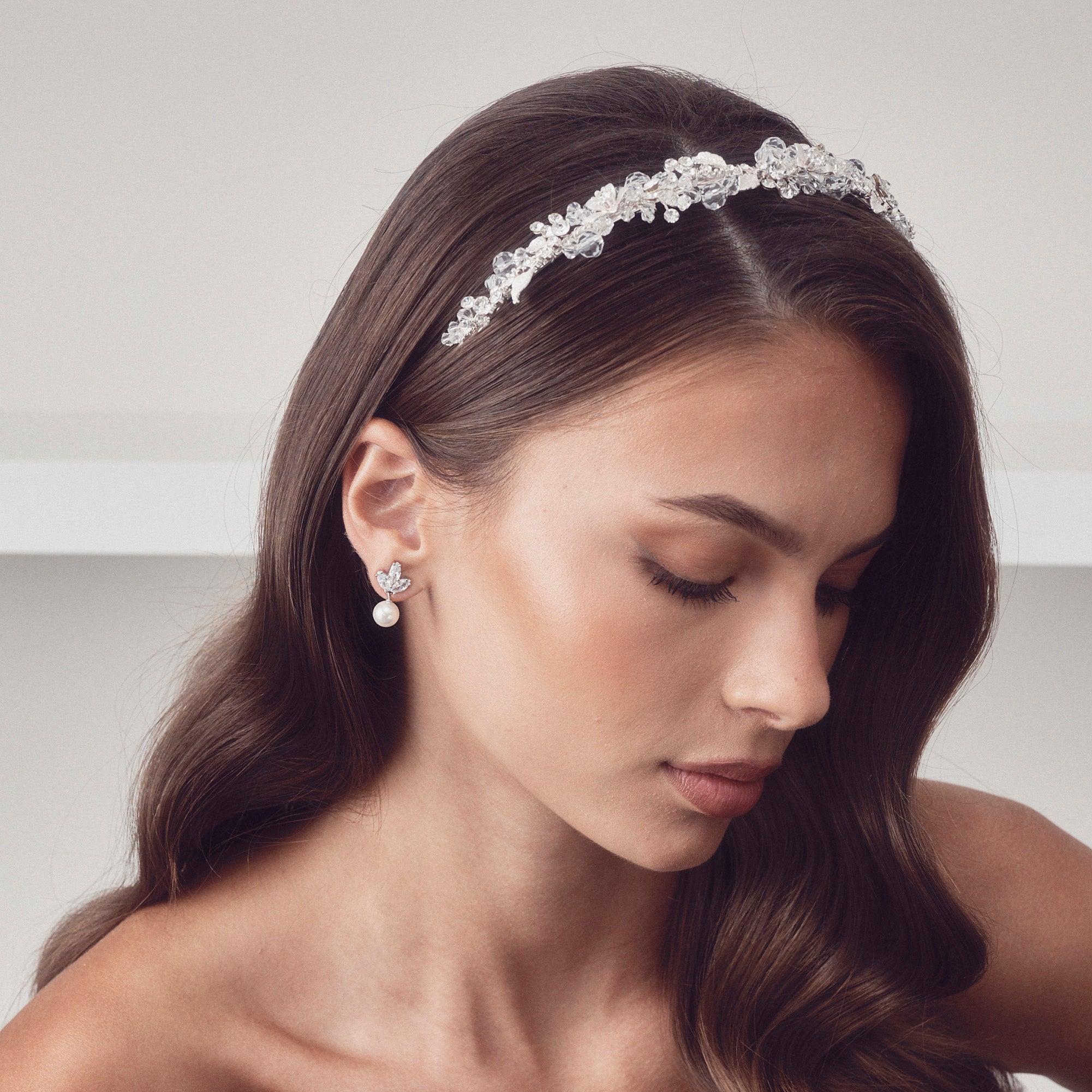 Lola - Pretty Pearl Drop Bridal Earrings