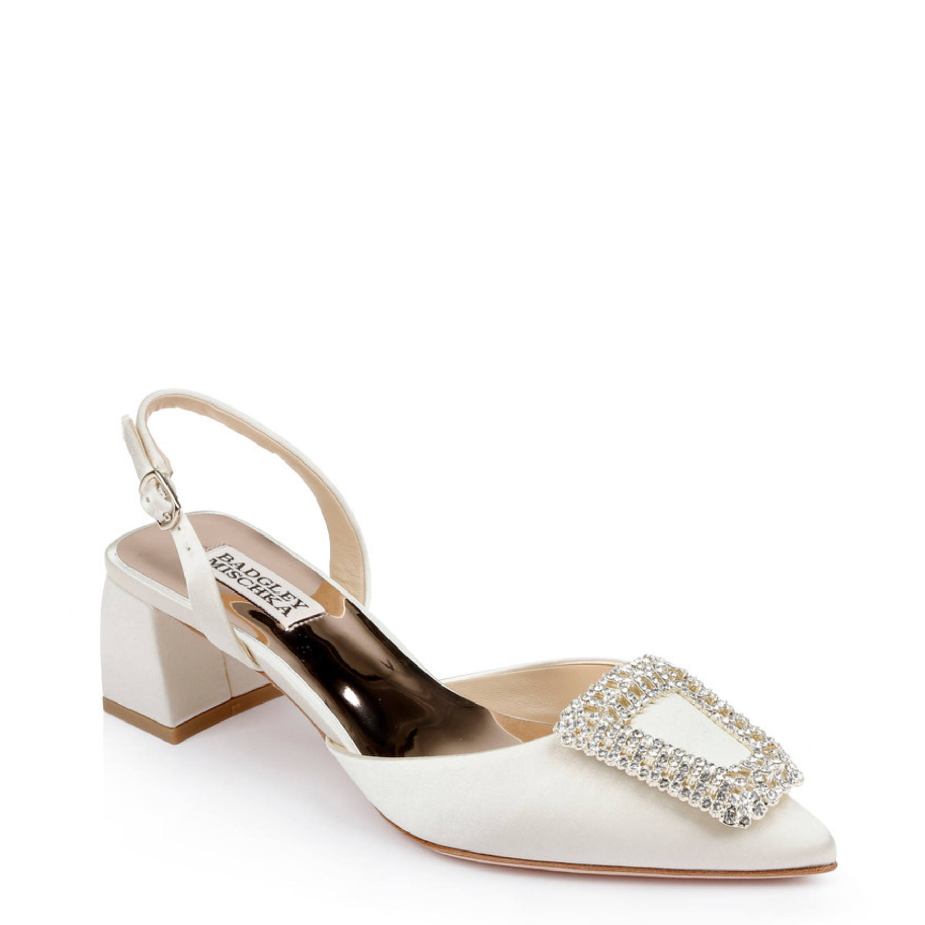 Badgley mischka ivory heels discount