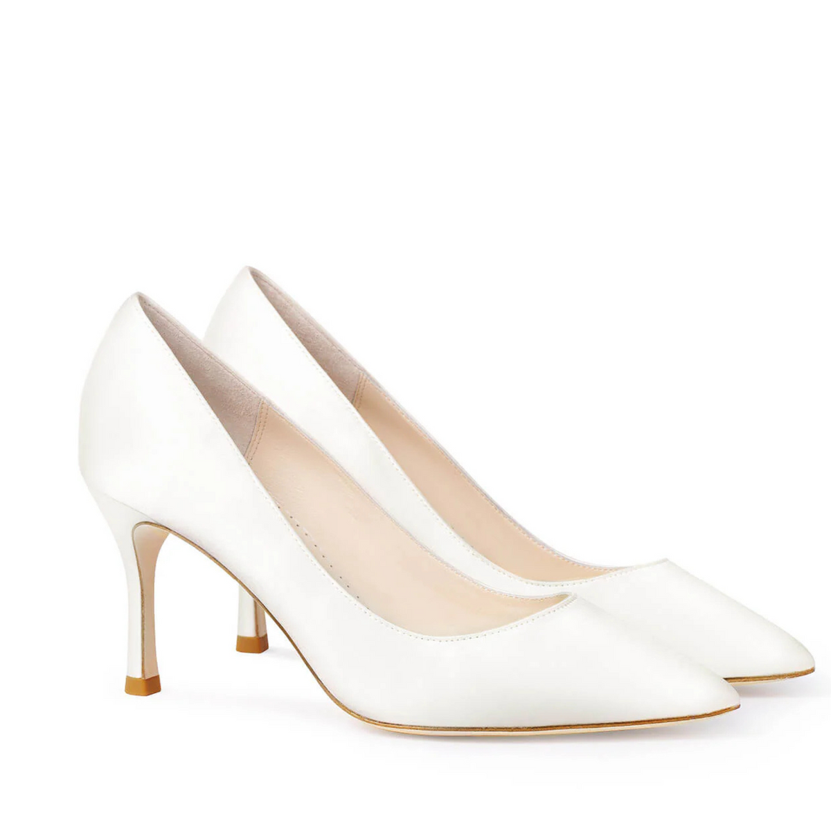 BELLA-17 Pump  | Black Genuine Satin