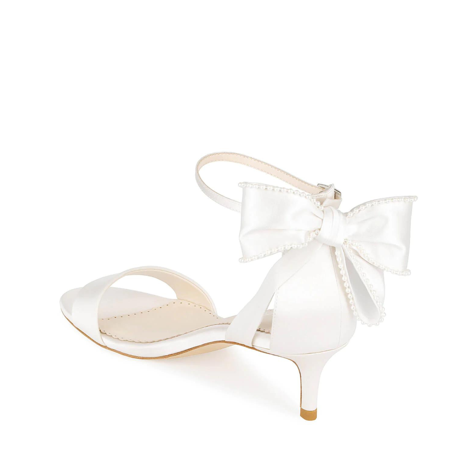 Half inch 2025 heel sandals