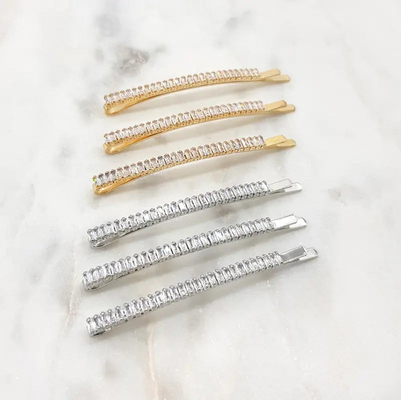 Sidney Crystal Bridal Hair Pins