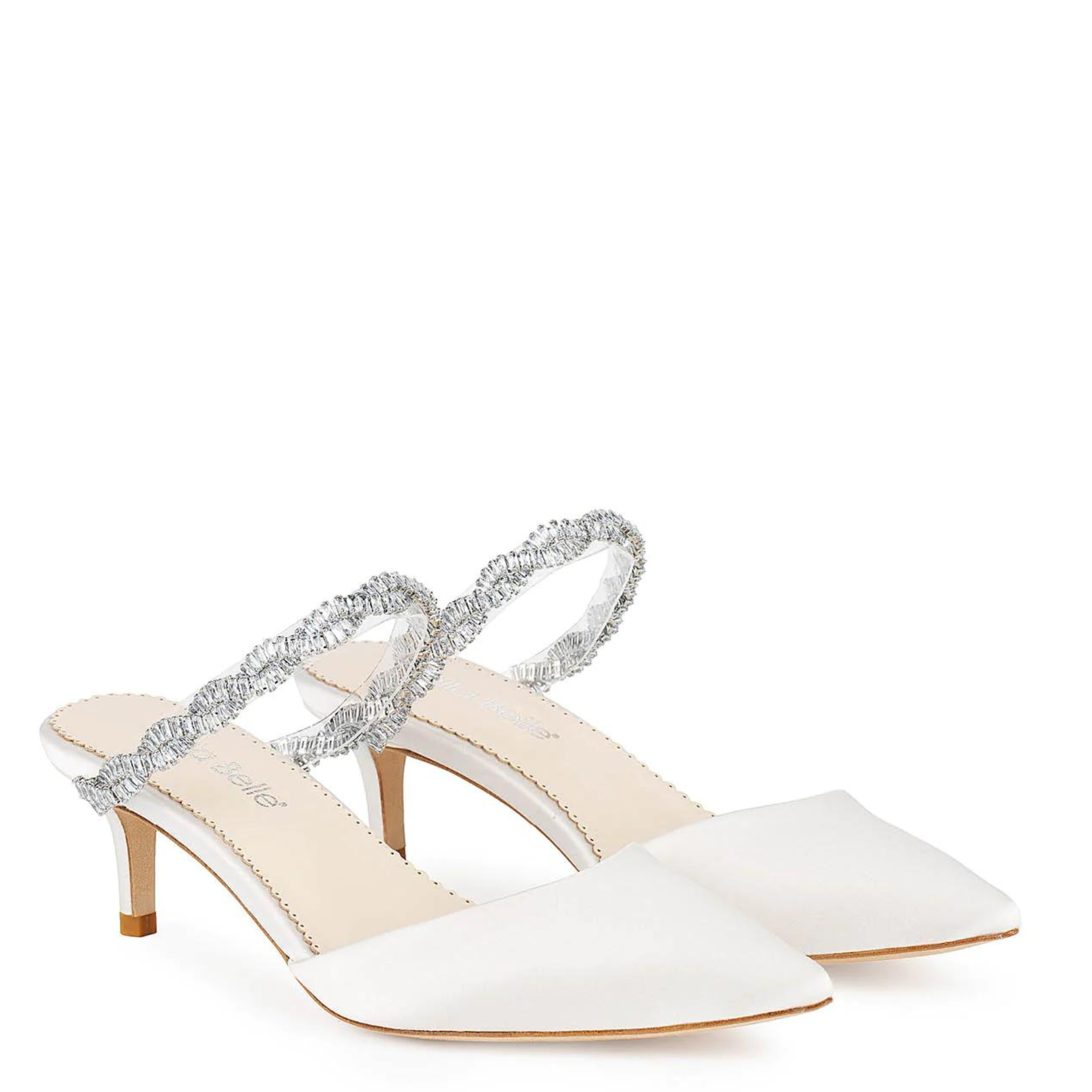 Ivory kitten heel sandals online