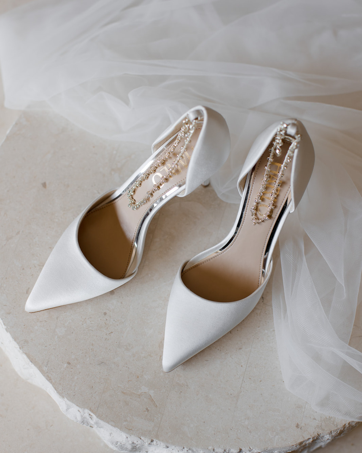 Satin pointed heels hotsell