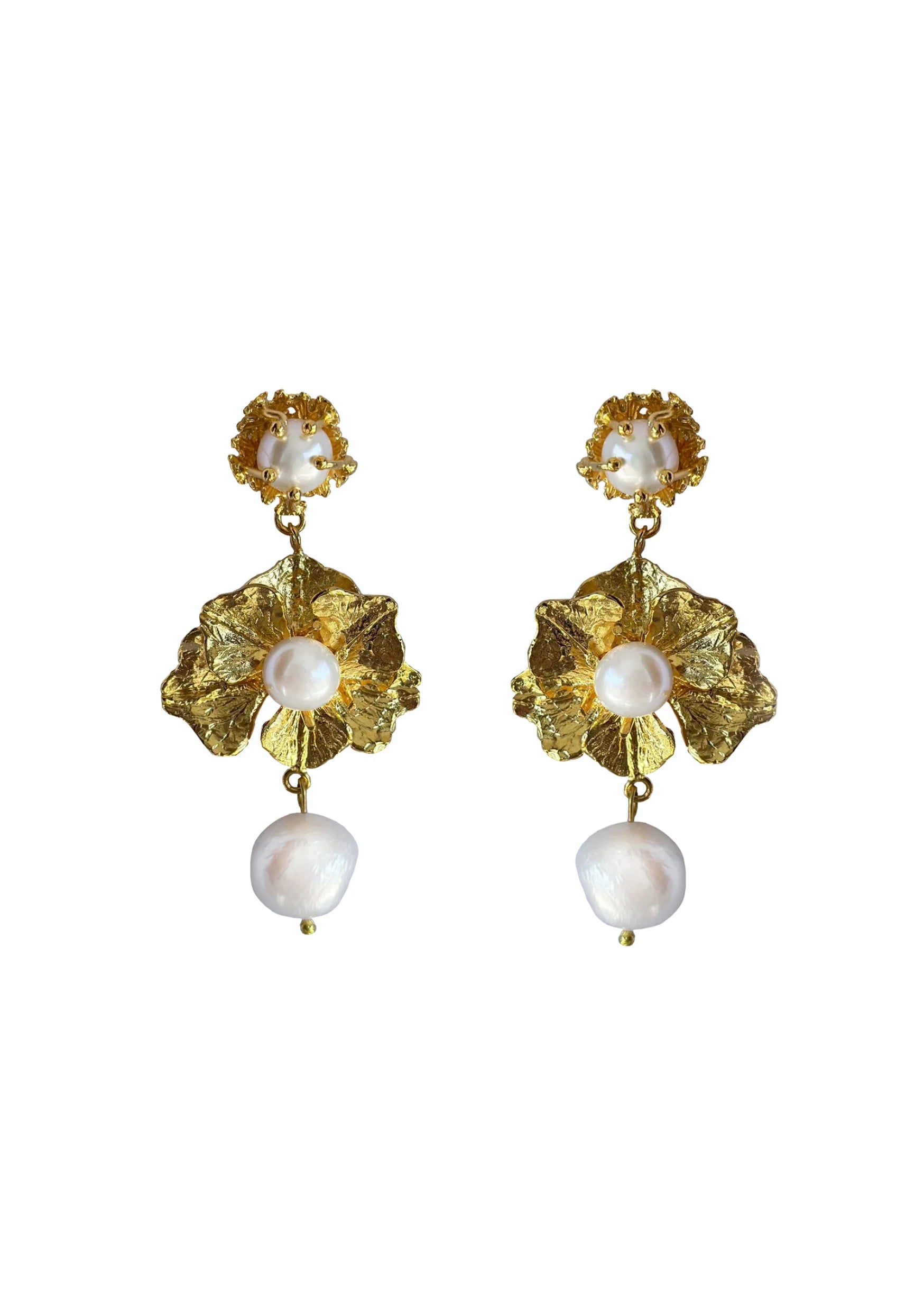 Wedding earrings designs online gold