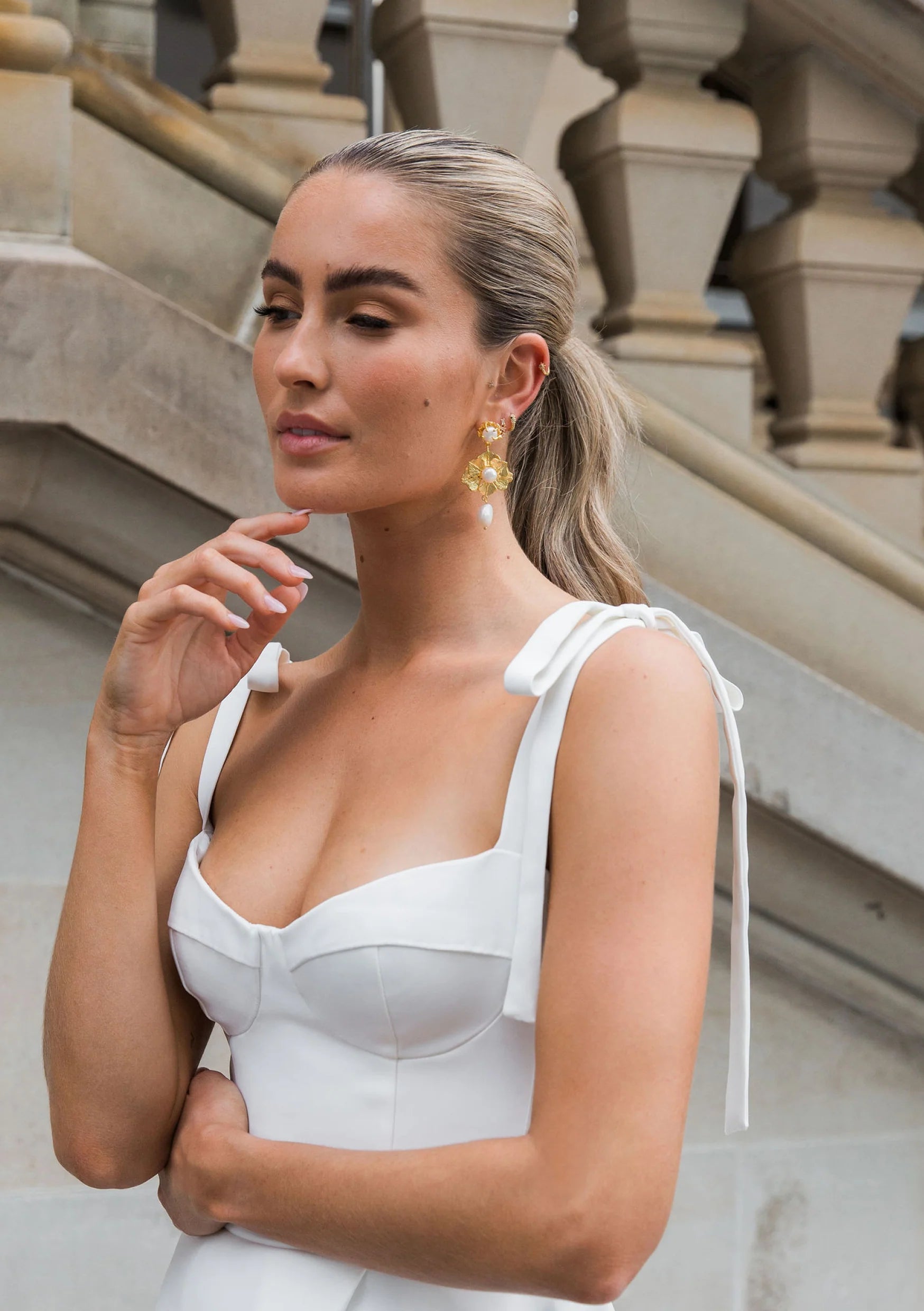 Pearl Bridal Earrings Elegant Pearl Earrings for the Bride to Be