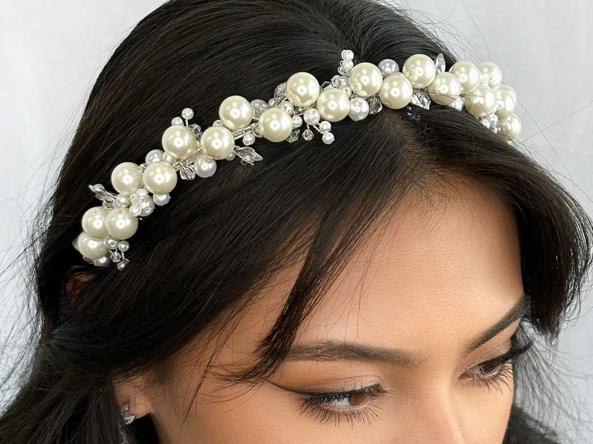 Cherie - Pearl & Swarovski Crystal Bridal Headband