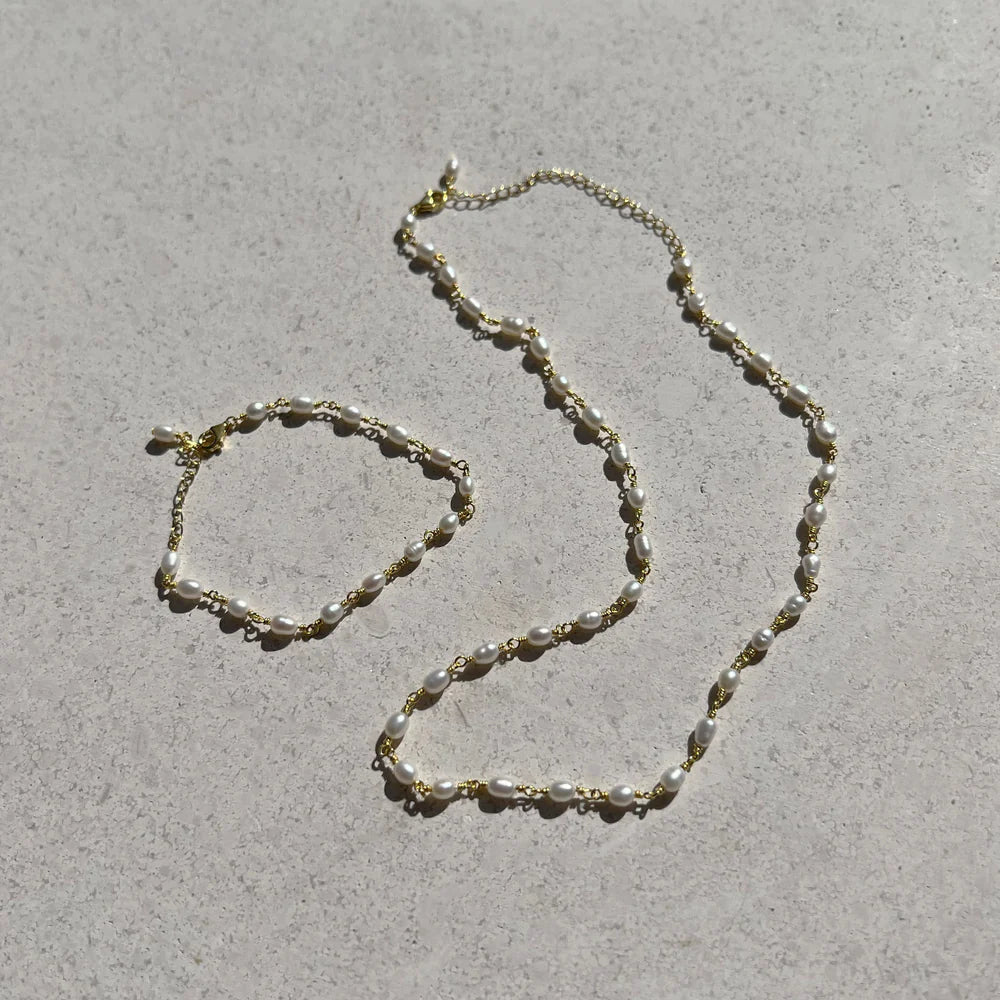 Perla Necklace- Gold