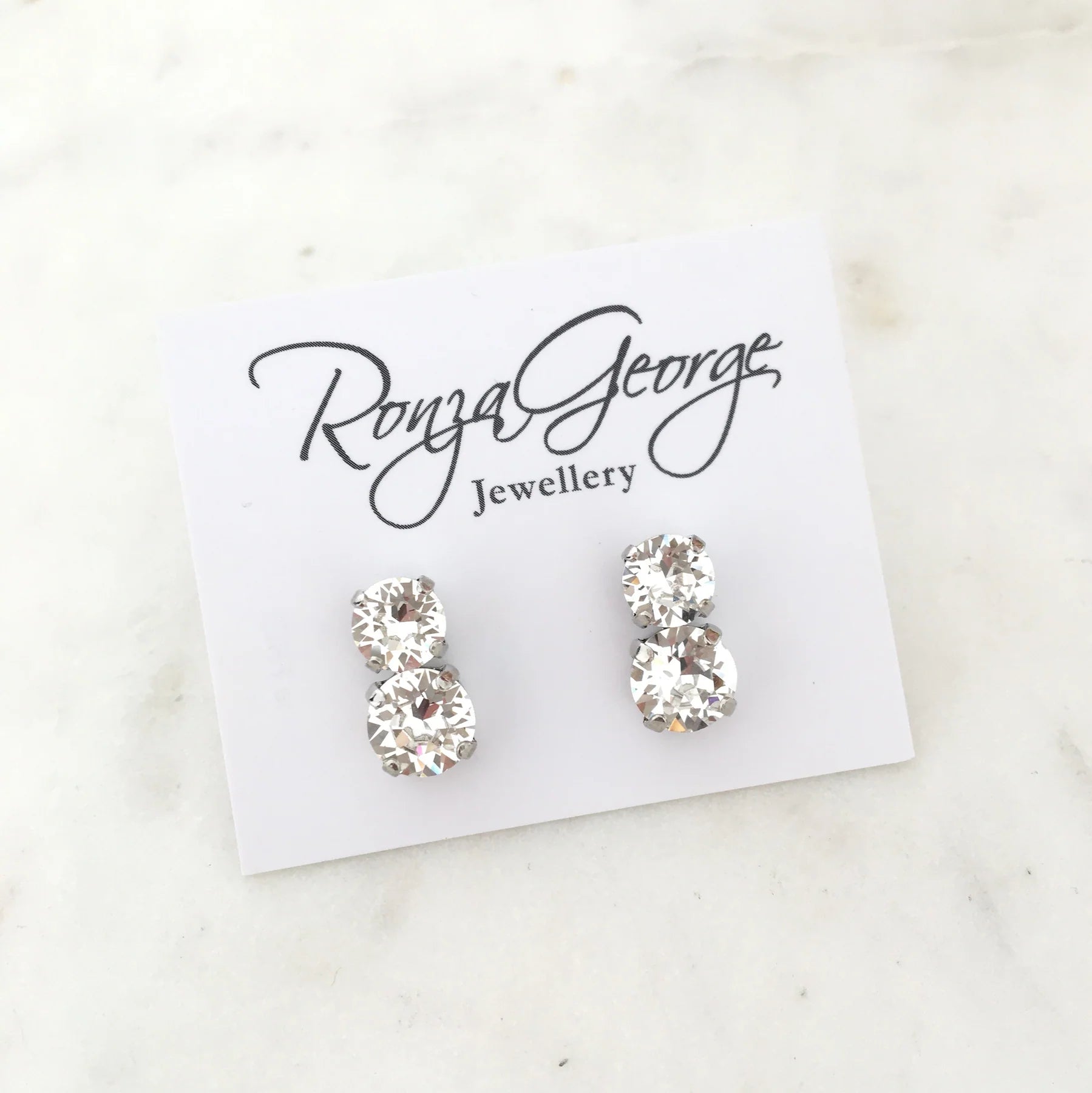 Bare - Swarovski Bridal Stud Earrings