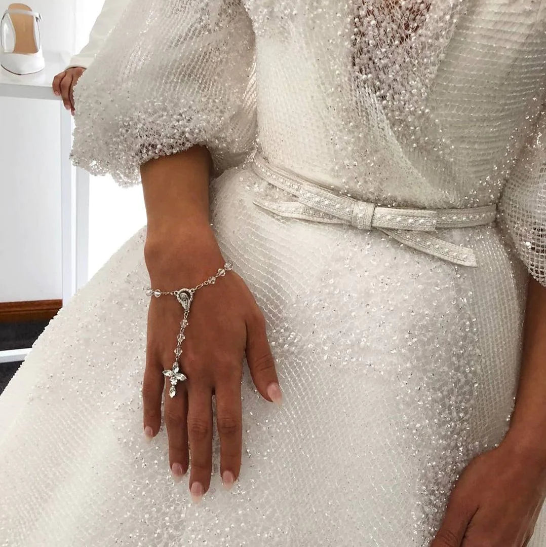Bridal rosary hot sale bracelet