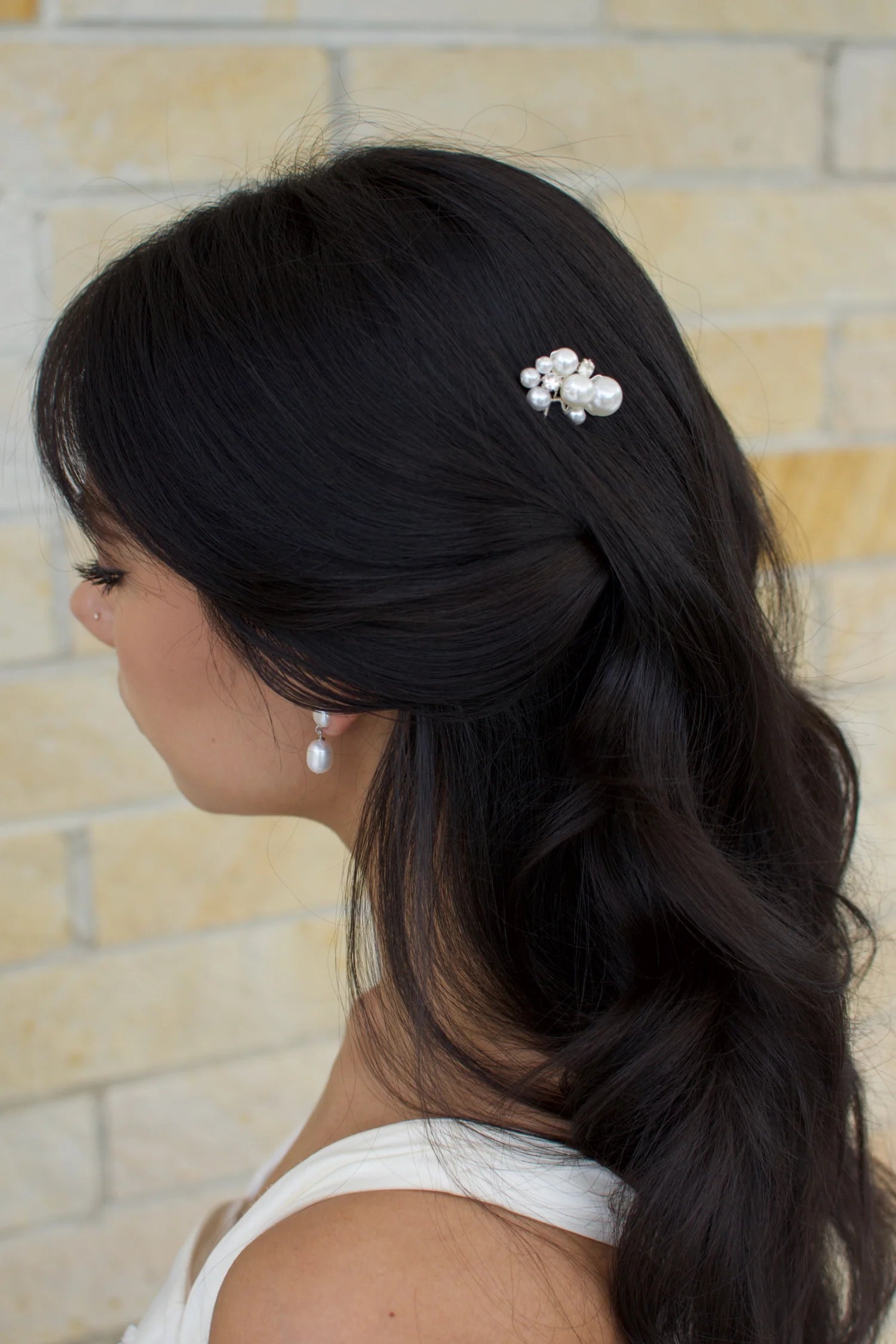 Pippa - Pearl & Crystal Bridal Hair Pin