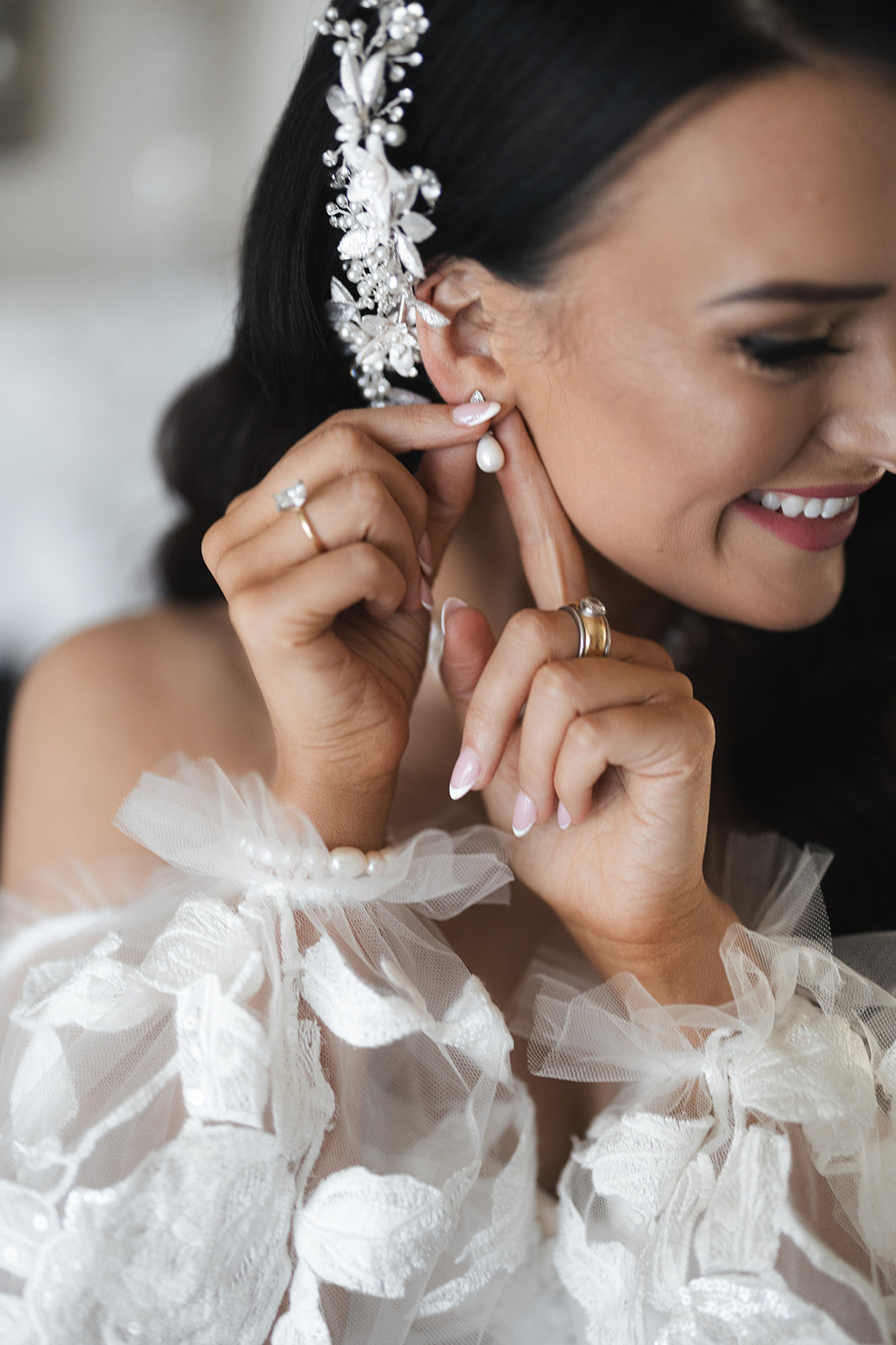 Autumn - Sweet Floral Bridal Hair Clip