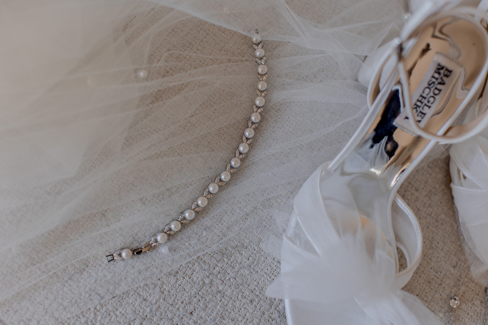 Simone - Freshwater Pearl Bridal Bracelet