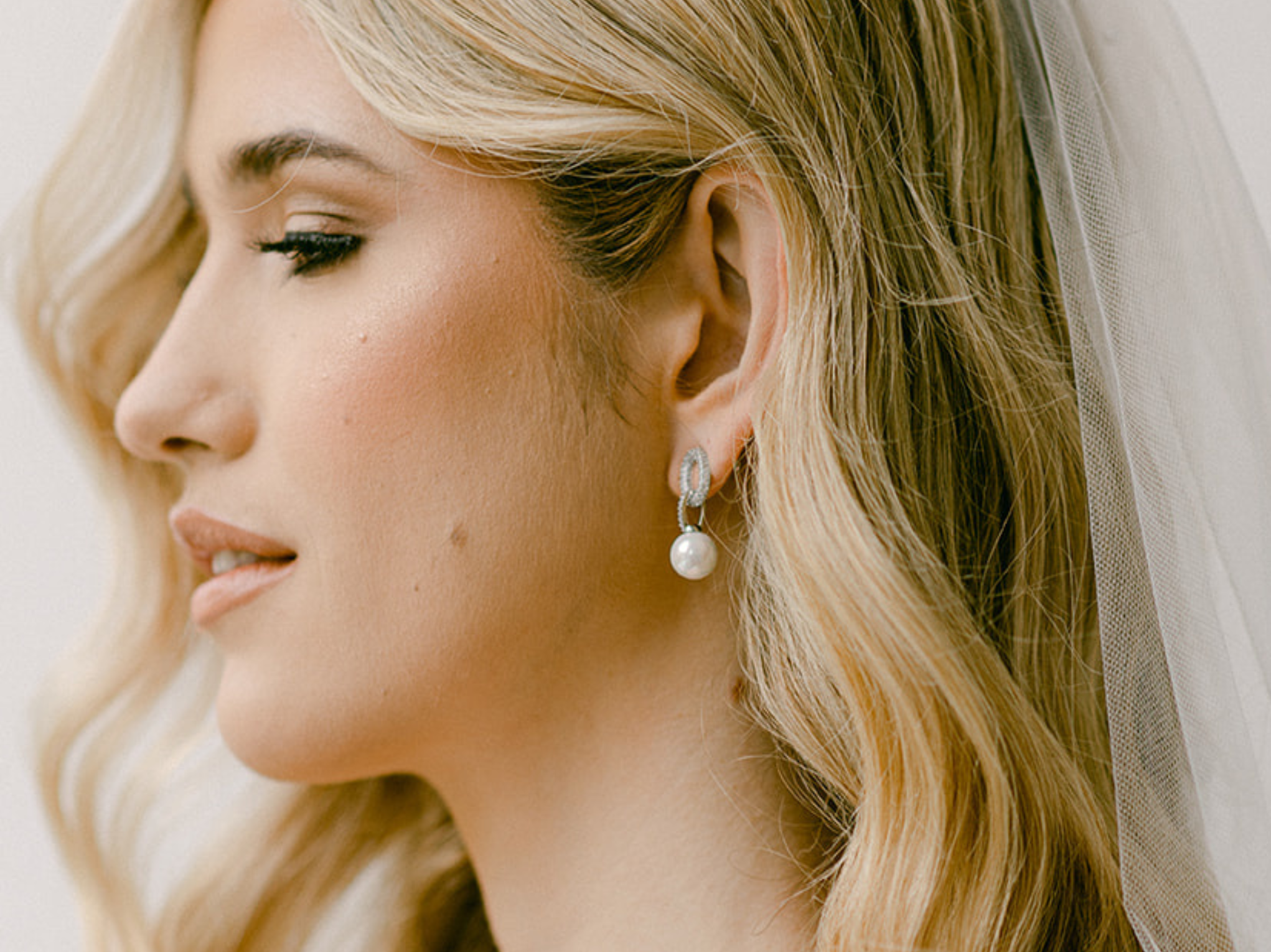 Pave crystal hot sale earrings