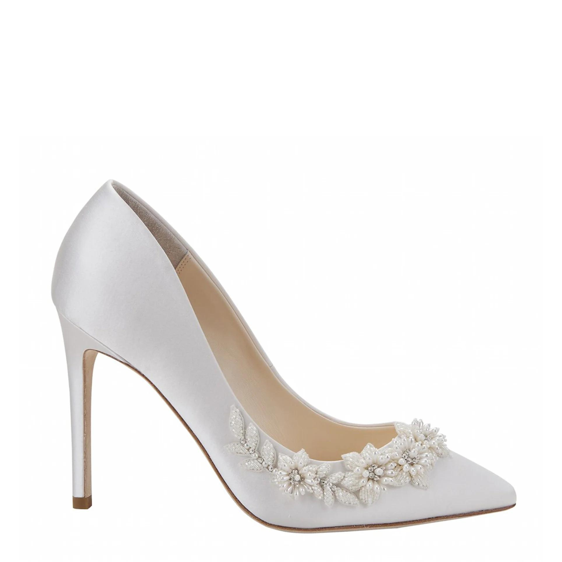 Bella Belle Jasmine Ivory Embellished Pumps The White Collection