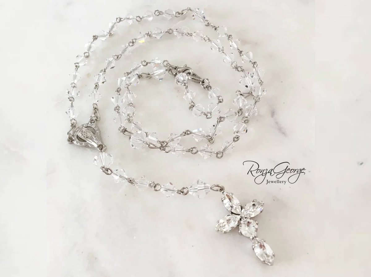 Rosary - Swarovski Crystal | The White Collection