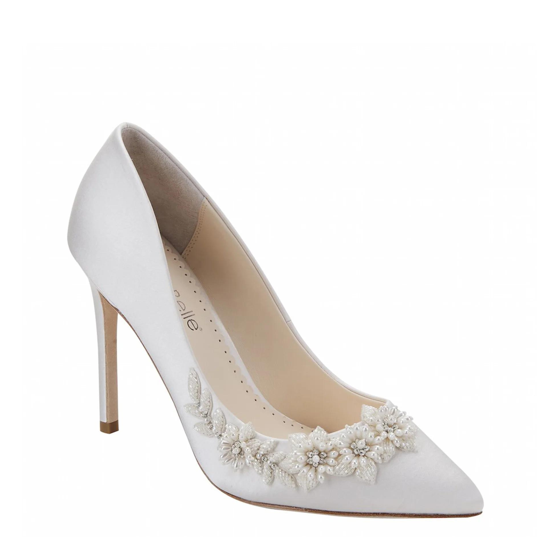 Jasmine - Ivory Embellished Pumps