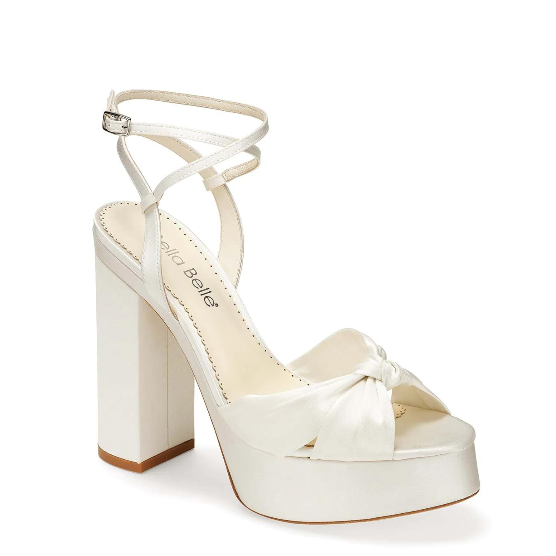 Serafina - Open Toe Platform Bridal Sandals