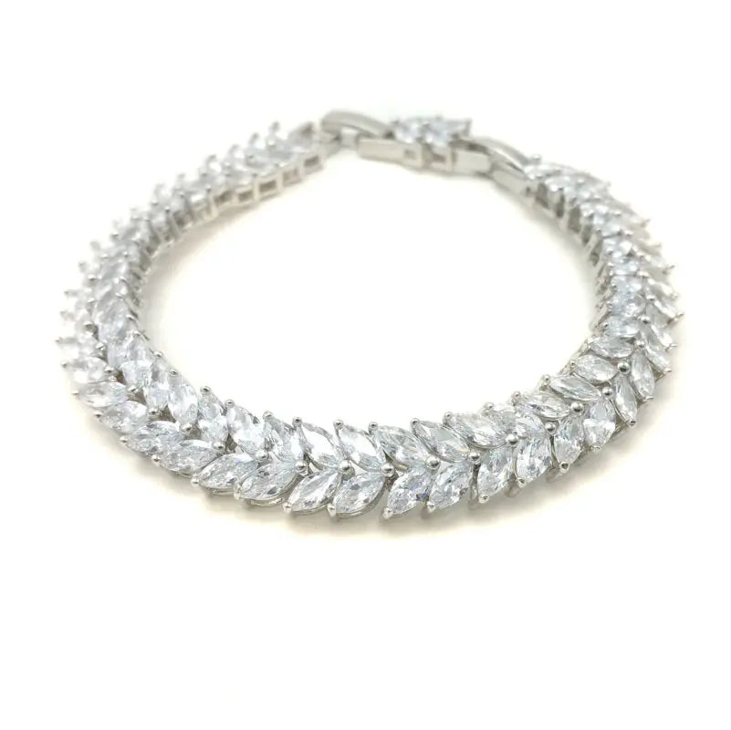 Zoe - Marquise Crystal Bridal Bracelet