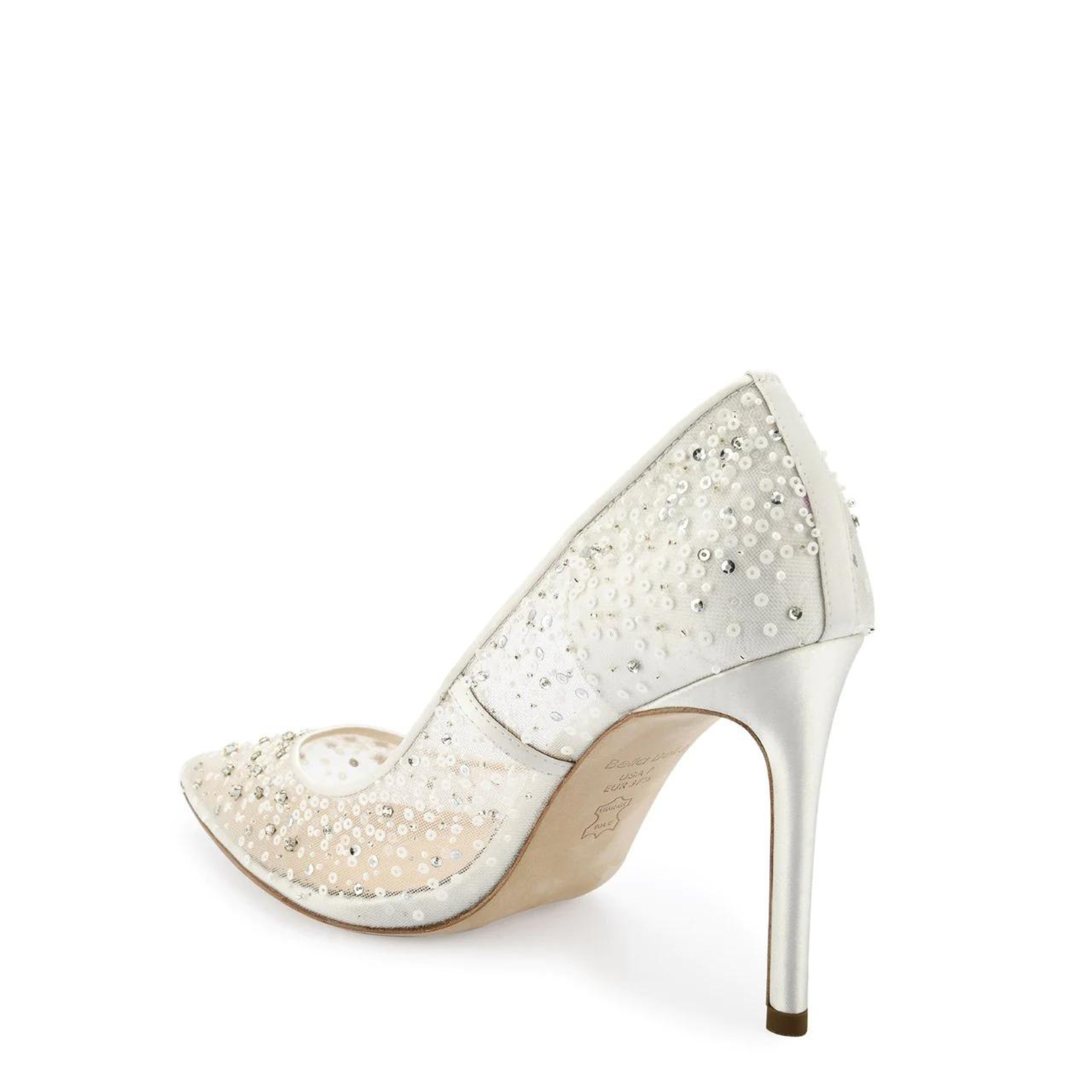 Elsa Sequin Crystal Wedding Shoes