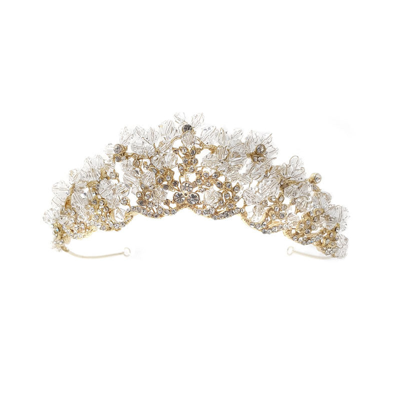 Sinclair - Modern Crystal Bridal Crown