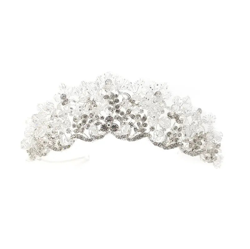 Sinclair - Modern Crystal Bridal Crown