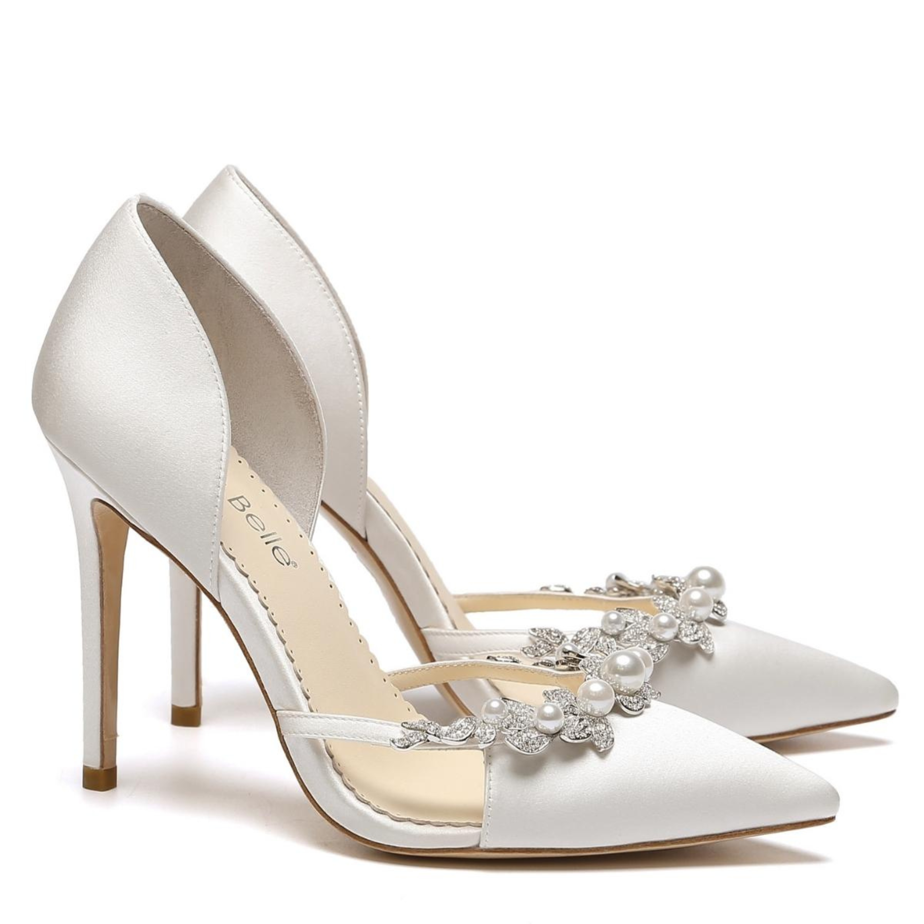Ivory 2025 embellished heels