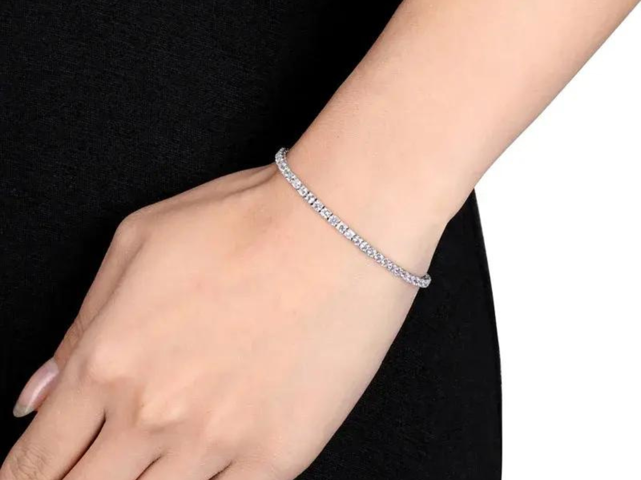 Wedding tennis bracelet on sale