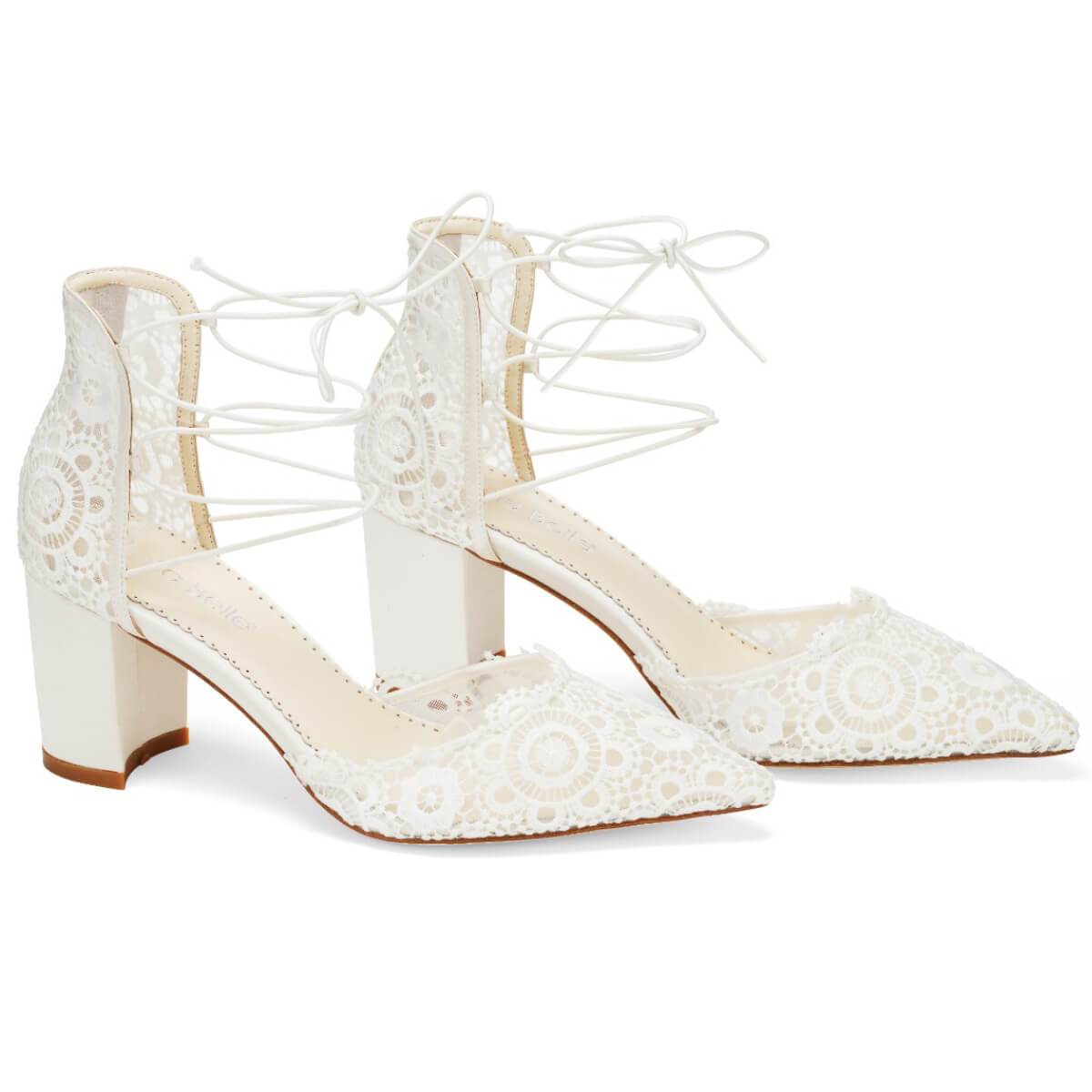 Windsor Cute Find Lace-Up Cork Block Heels | Vancouver Mall