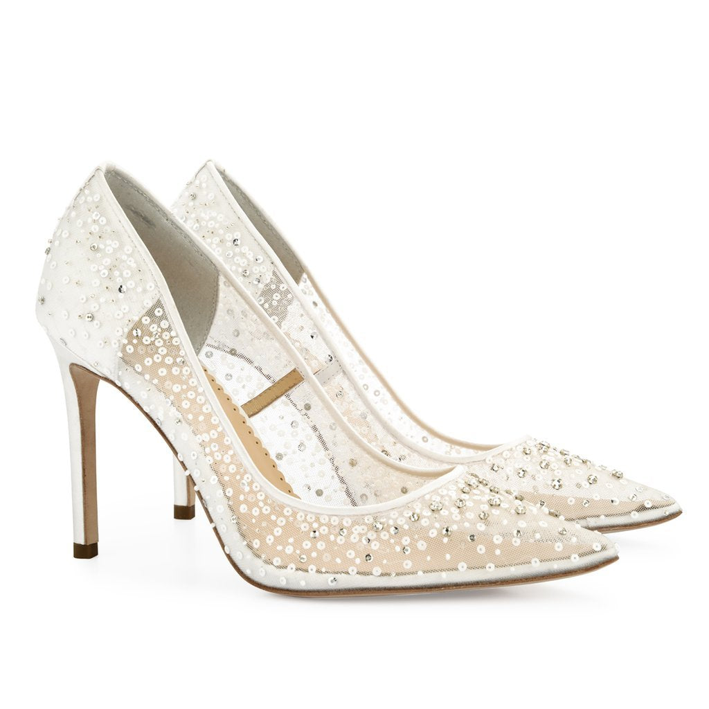 Bella Belle - Elsa - Sequin Crystal Wedding Shoes - Wedding Shoes Sydney