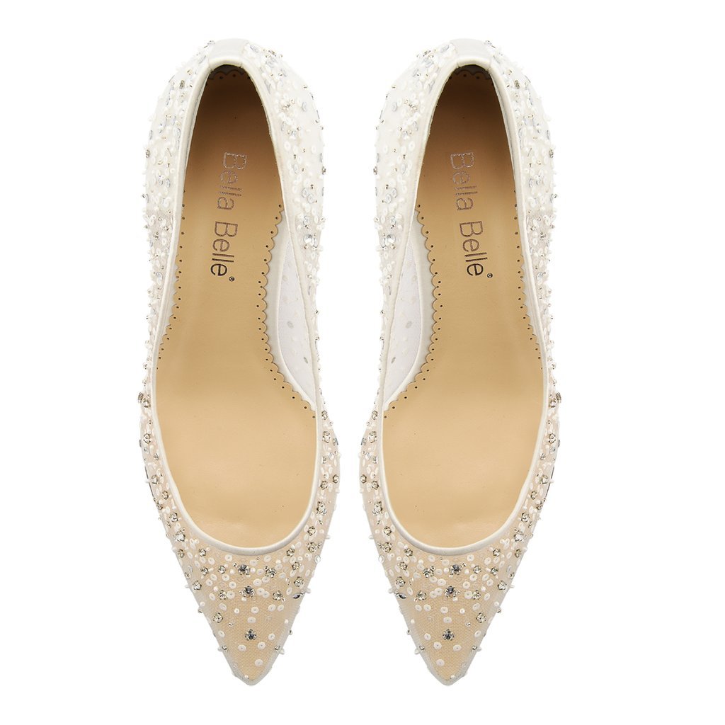 Bella Belle - Elsa - Sequin Crystal Wedding Shoes - Wedding Shoes Sydney