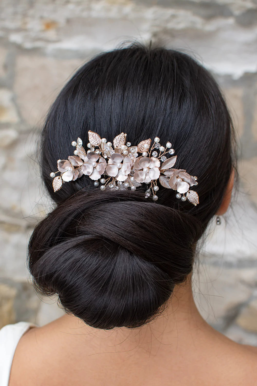 Belle - Elegant Floral Bridal Hair Comb