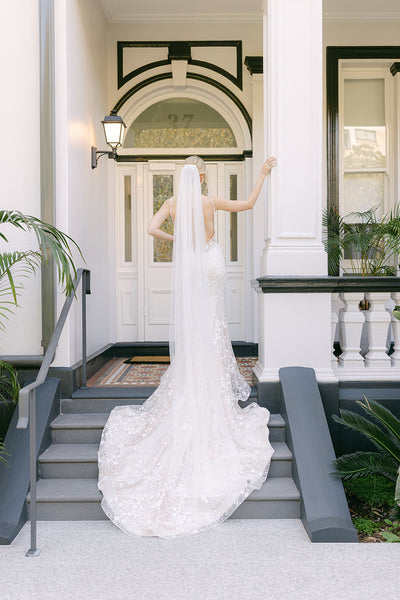 RAW LACE AND ITALIAN TULLE BRALETTE