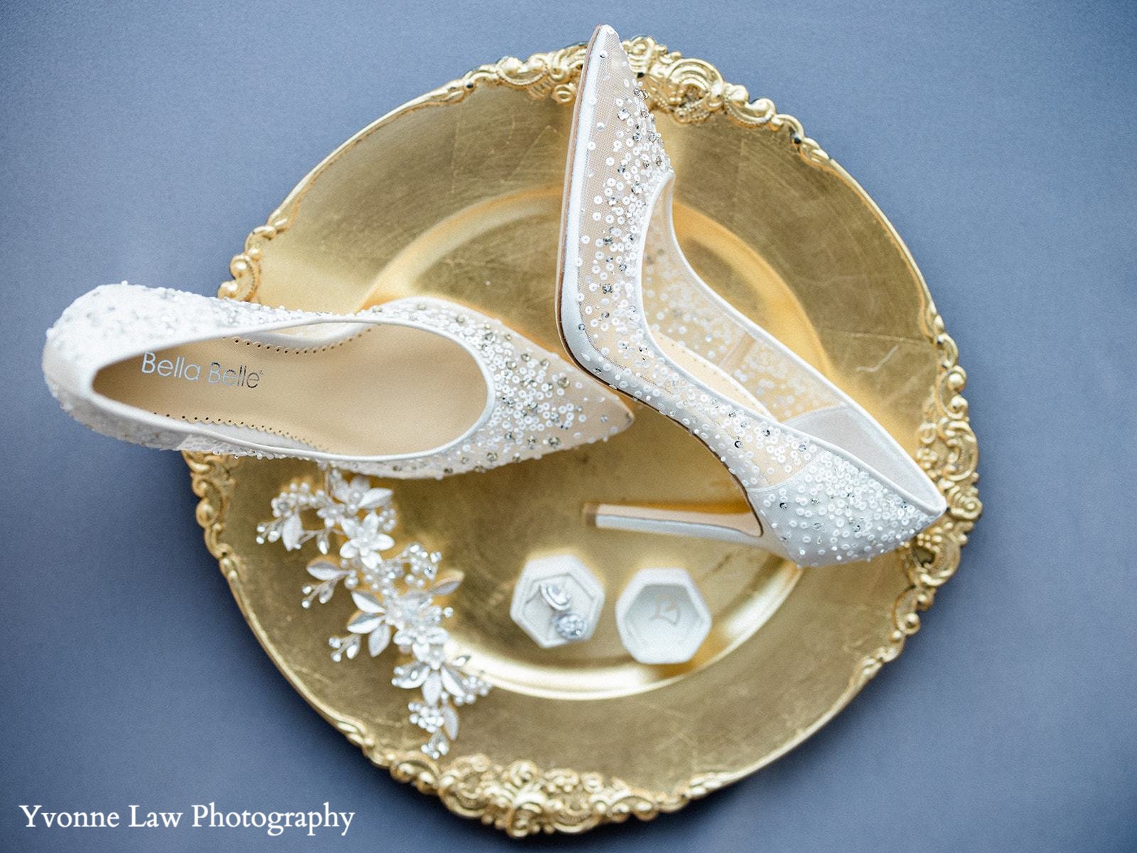 Elsa - Sequin Crystal Wedding Shoes